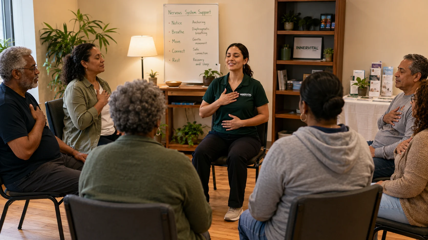 Community wellness group setting
